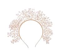 CALLARON 1pezzi Headband Per Sposa e Damigelle Accessorio Per Elegante e Comodo Per Matrimoni e Cerimonie Fatto Mano Non Scivola e Non Irrita La