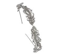 CALLARON 1pezzi Nuziale Traforata in Cristallo Moda Copricapo Per Donne Sposa Decorazione Tondi