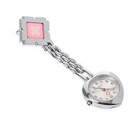 CALLARON 1pezzi Orologio Pendolo Forma Di Cuore Per Orologio Da Tasca Medico Elegante Con Indicatore Luminante Design Raffinato e Pratico Per Uso Professionale