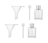 CALLARON 1set Bottiglie Per Profumo Da Viaggio Con Imbuti Portatili e Pratici Per Ricariche Di Fragranze Imbuti Dispenser Resistente Colori Casual