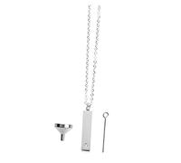 CALLARON 1set Collana Urn Per Cremazione Inossidabile Con Funnel Gioielli Memoriali Per Polvere Di Ceneri Collana Keepsake Per Animali e Persone Commemorativo Elegante e Unico