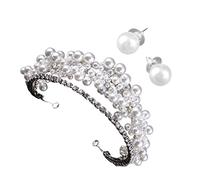 CALLARON 1Set Sposa e Tiara Accessori per Eleganti per Matrimonio Cerimonie e Feste Speciali