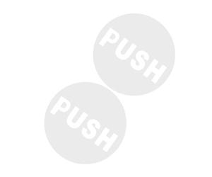 CALLARON 2 Adesivi Rotondi Push Pull per Porte in Vetro, Cartelli per Cucina e Ufficio, Facili da Applicare e Rimuovere, Alta Visibilità per Ambienti Interni come Negozi e Ristoranti