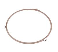 CALLARON 2 Pezzi Anello Girevole per Microonde in Plastica Resistente alle Alte Temperature, Supporto Rotante a 3 Ruote per Piatto in Vetro, Ricambio per Giradischi Forno Microonde,