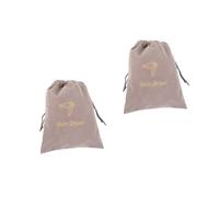 CALLARON 2 Pezzi borsa per asciugacapelli coulisse della borsa dell'asciugacapelli pochette in con coulisse rosa sacca per asciugacapelli borsa da toilette da viaggio