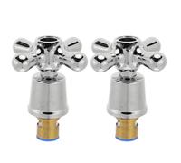 CALLARON 2 Pezzi di Ricambio per Maniglia Del Rubinetto, Manopola Universale per Rubinetto Caldo E Freddo, per Doccia da Bagno Vittoriano, Kit di Riparazione per, Maniglia Universale per Valvola per