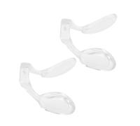 CALLARON 2 Pezzi forniture per montature per occhiali naselli per occhiali pastiglie tappetino per il naso i naselli degli occhiali inseriscono Gel di silice Transparent