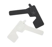 CALLARON 2 Pezzi kit di strumenti per optometria in plastica test palpebra lettura colore strumenti per l'esame della placca di blocco occlusale addominali