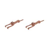 CALLARON 2 Pezzi Massager del rastrello scratcher grattaschiena unici strumento di massaggio pomello posteriore strumento di massaggio per gatti legno di pino Light Brown