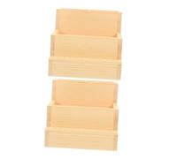 CALLARON 2 Pezzi Organizzatore di accessori per unghie custodia di stoccaggio valigetta portautensili per unghie portatile Light Brown