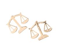 CALLARON 2 pezzi Spilla da Giacca Scales in Metallo Dorato Spille da Uomo per Abito Accessori Collare per Avvocati Giudici e Studenti di Legge Simbolo di Giustizia e Armonia