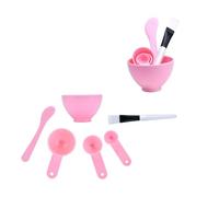 CALLARON 2 Set Di Maschere In Ciotola Accessori Per Il Viso Kit Di Argilla Siliconica Pennello Per Ragazze Applicatore Per Donna Stick Per L'Applicazione Del Colore Casuale