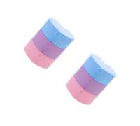 CALLARON 2 Set Di Piccoli Portagioie Con Specchio A Forma Di Cuore Portagioie Da Viaggio Per Orecchini 3 Pezzi*2