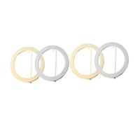CALLARON 2 Set Spilla A Spillo In Acciaio Spilla A Perla Anelli Per Sciarpa Anello Per Sciarpa Clip Corpetto Spilla Rotonda Spilla A Cerchio Spille Per Donna Gioielli 2 pezzi * 2
