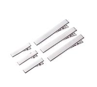 CALLARON 200 Pezzi Fermagli per Alligatore Metallo Argento Clip Singolo Dente e Clips Sezionamento Resistenti per Professionisti