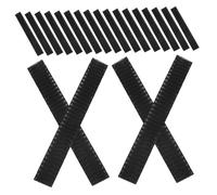 CALLARON 200pezzi Protezione Pennelli Trucco Reti Plastica Elastiche Pennelli Coperture Flessibili Trucco Reti Protettive Cosmetici