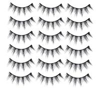 CALLARON 20Paia Effect Fake Eyelashes Reusable Volume Lash Strips For Dramatic Eye Makeup