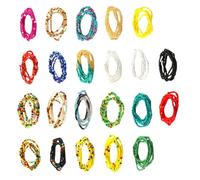 CALLARON 22pezzi Multi-layer Waist Beads Body Chain for Women Elastic Waist Jewelry for Beach Parties and Festivals Stylish Accessory Charming Look
