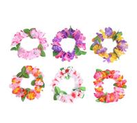 CALLARON 24pezzi Ghirlanda Hawaiana Colorata Da Cerchietto Floreale Hawaiano Fascia Per Capelli Copricapo Tropicale Per Feste Di Luau Compleanni e Decorazioni Da Appendere