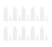 CALLARON 25pezzi Bottiglie Dosatrici Beccuccio 50ml Bottiglie Applicatore per Tinta Chioma Design Antigoccia Facili da Schiacciare per Cosmetici e Inchiostri Tattoo