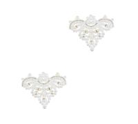 CALLARON 2pezzi Decorative Patch for Shoes Elegant Accessory for Weddings Parties Special Occasions Simple Design Clothing Footwear