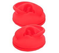 CALLARON 2pezzi di Orecchio in Silicone Flessibile per Allenamento di Piercing Espositore di Gioielli per Orecchini Utilizzabile come Anatomico Orecchio per Apprendimento e Pratica