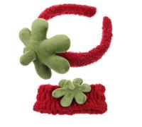 CALLARON 2pezzi Fasce e Bracciali Per Lavare Viso Di Fasce Per Con Design Di Fragola Accessori Per La Della e Attività Quotidiane Per Tutti Tipi Di