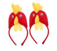 CALLARON 2pezzi Fascia Per Capelli a Forma Di Pollastro Per Ragazzo Ragazza Accessori Per Costumi Da Animale Cerchietto Per Cosplay Di Animali Decorazioni Tema Per Feste Oggetti Di Scena Pe