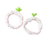 CALLARON 2pezzi Fascia Per Creativa Pile Per Makeup e Lavaggio Viso Da Cactus e Fagiolino Morbida Ed Elastico Comoda Per Uso Quotidiano e Spa