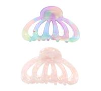 CALLARON 2pezzi Fermagli Per Clip Dente Semplici e Fashion Per Donna Adatte Per Acconciature Eleganti e Casual Frammenti Di Fiori Fiori
