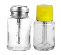 CALLARON 2pezzi Flacone Da Viaggio Pressione Ricaricabile Contenitori Per Liquidi Vuoti Erogatori Di Solvente Per Smalto Flaconi Vuoti Per Rimuovere Lo Smalto