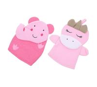 CALLARON 2pezzi Guanto Esfoliante Per Doccia in Materiale Qualità Adatto Per Uso Su Ogni Parte Del Corpo Come Gambe Petto Braccia Ecc Rimuove Squame Superficiali Opache e Pulisce La Comodo