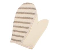 CALLARON 2pezzi Guanto Scrub in Lino Esfoliante per Corpo e Pulisce in Profondità i Pori per Doccia e Bagno Confezione