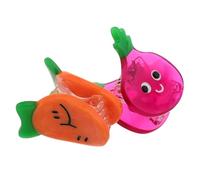 CALLARON 2pezzi Mini Clips Per Forma Di Carota e Cipolla Accessori Decorativi Per Donne e Bambine Piccole Clip Non Scivolose Per Strumenti Di Stile Per Tutte Le Occasioni