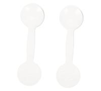 CALLARON 2pezzi Occlusore Oculare Portatile in Materiale Di Piastra Oculare Per Test Di Vista Strumento Di Optometria Professionale Impugnatura Ergonomica e Antiscivolo