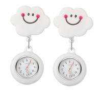 CALLARON 2pezzi Orologio Da Tasca Retrattile Per e Medici Design Elegante e Pratico Facile Da Indossare e Utilizzare Nella Professione Medica