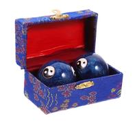 CALLARON 2pezzi Palline Da Massaggio in Metallo Per Palmo Della Mano Palle Da Massaggio Riutilizzabili Per Allenamento Delle Mani Palle Da Fitness Per Massaggi