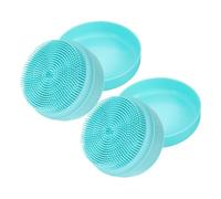 CALLARON 2pezzi Spazzola Esfoliante in Silicone per Bagno Massaggiatore Delicato per Capelluto Corda Appesa per Ragazza e Pulizia Quotidiana