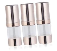 CALLARON 3 Pezzi Bottiglie Vacuume Ricaricabili per Cosmetici Viaggio Bottiglie Riutilizzabili per Lozioni e Saponi Liquidi Leggere e Impermeabili