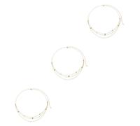 CALLARON 3 Pezzi catena in vita a catena sottile per stratificato gonfiarsi waist chain belly chain body chain gold chain catena del ventre ferro da stiro Golden