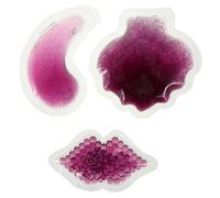 CALLARON 3 Pezzi Impacco Freddo Impacco Caldo Impacco Di Ghiaccio Piccolo Pastiglie Raffreddamento Riutilizzabile Cura Della Pelle Benda Di Ghiaccio Sull'occhio Viola,porpora Pvc