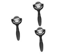 CALLARON 3 Pezzi Massaggio Facciale Con Per Gli Occhi Muscolo Massaggiatore Massaggianti Di Massaggio Freddo Attrezzo Roller Del Viso Grinza Palla Black Solo