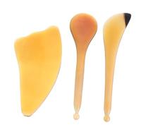 CALLARON 3 Pezzi Piastra Per Il Massaggio Del Viso Strumenti Per La Cura Della Pelle Per Il Mal Di Schiena Massaggiatore Roller Del Viso Tavola Raschiante