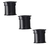 CALLARON 3 Pezzi Scatola Bruciatore A Cono Per Massaggio Serbatoio Portatile Supporto Per Cono Strumento Di Bruciatura Serbatoio Di Calore Nero Metallo Magnetico