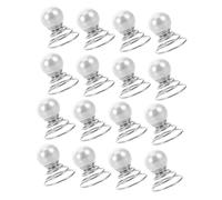 CALLARON 36 Pezzi Forcine Spirale con Perla Artificiale Fermagli Vite per Chignon e Acconciature da Sposa Accessori Leggeri e Resistenti per Matrimonio e