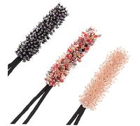 CALLARON 3pezzi Creatore Di Chignon Di in Cristallo Strumenti Per Styling Dei Per Ragazze e Donne Per Feste e Viaggi