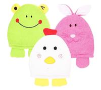 CALLARON 3pezzi Guanto Esfoliante Per Corpo Sottile Per Doccia e Pulizia Della Riutilizzabile e Comodo Da Indossare