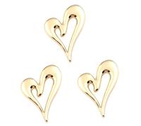 CALLARON 3pezzi Heart-shaped Brooch Pin Elegant Accessory for Women for Valentine Day and Special Occasions