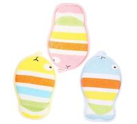 CALLARON 3pezzi Scrubber Da Bagno Esfoliante Strumenti Per Pulizia Del Shower Scrubber Portatile Per Corpo Asciugamano Da Bagno Per Ragazza Articoli