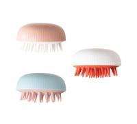 CALLARON 3pezzi Spazzola del Capelluto Massaggiante per Capelli per Shampoo e Doccia Rimuove Forfora e Sebo Indurito Adatta Tutti i Tipi di Capelli